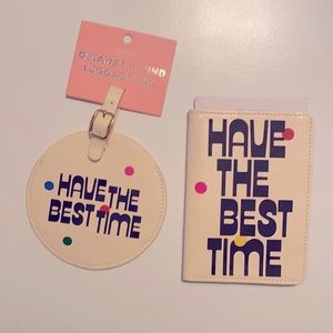 NWT Ban.dō Getaway Passport Holder & Luggage Tag